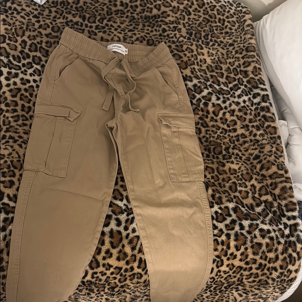 Refuge Kids Brown Cargo Joggers